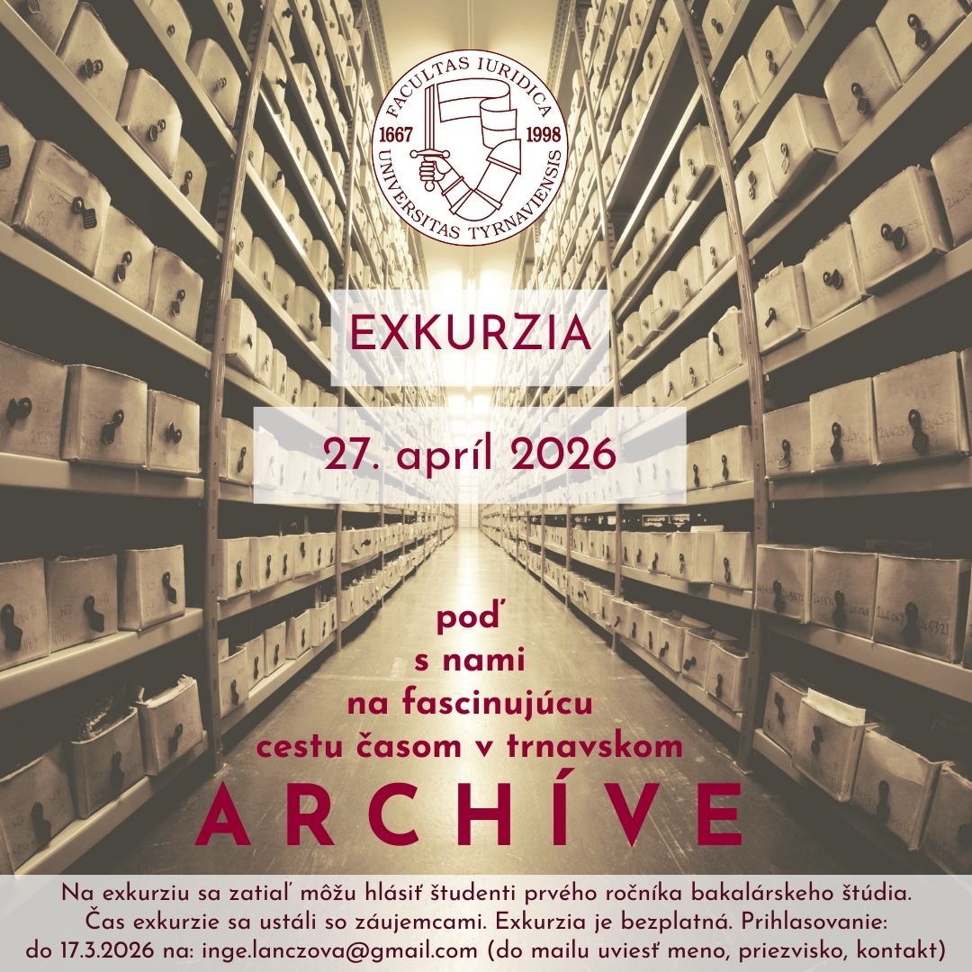 Exkurzia - trnavský archív