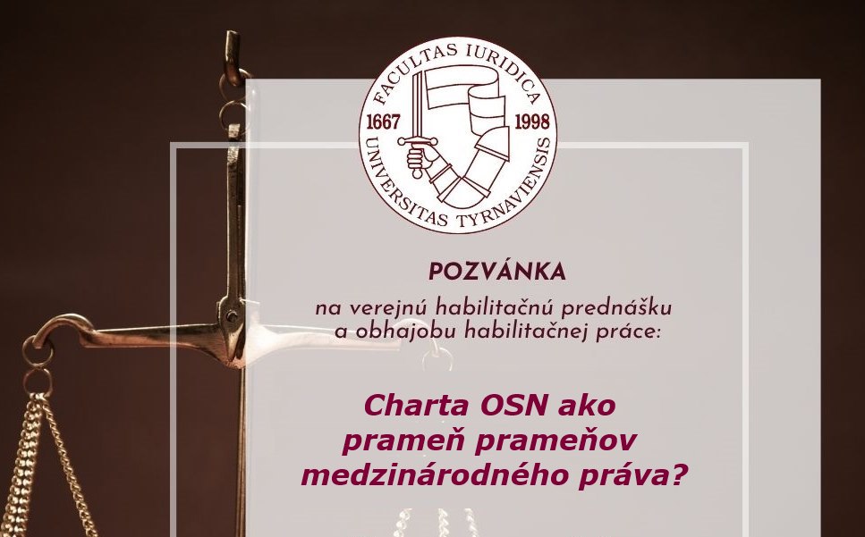 habilitačná prednáška