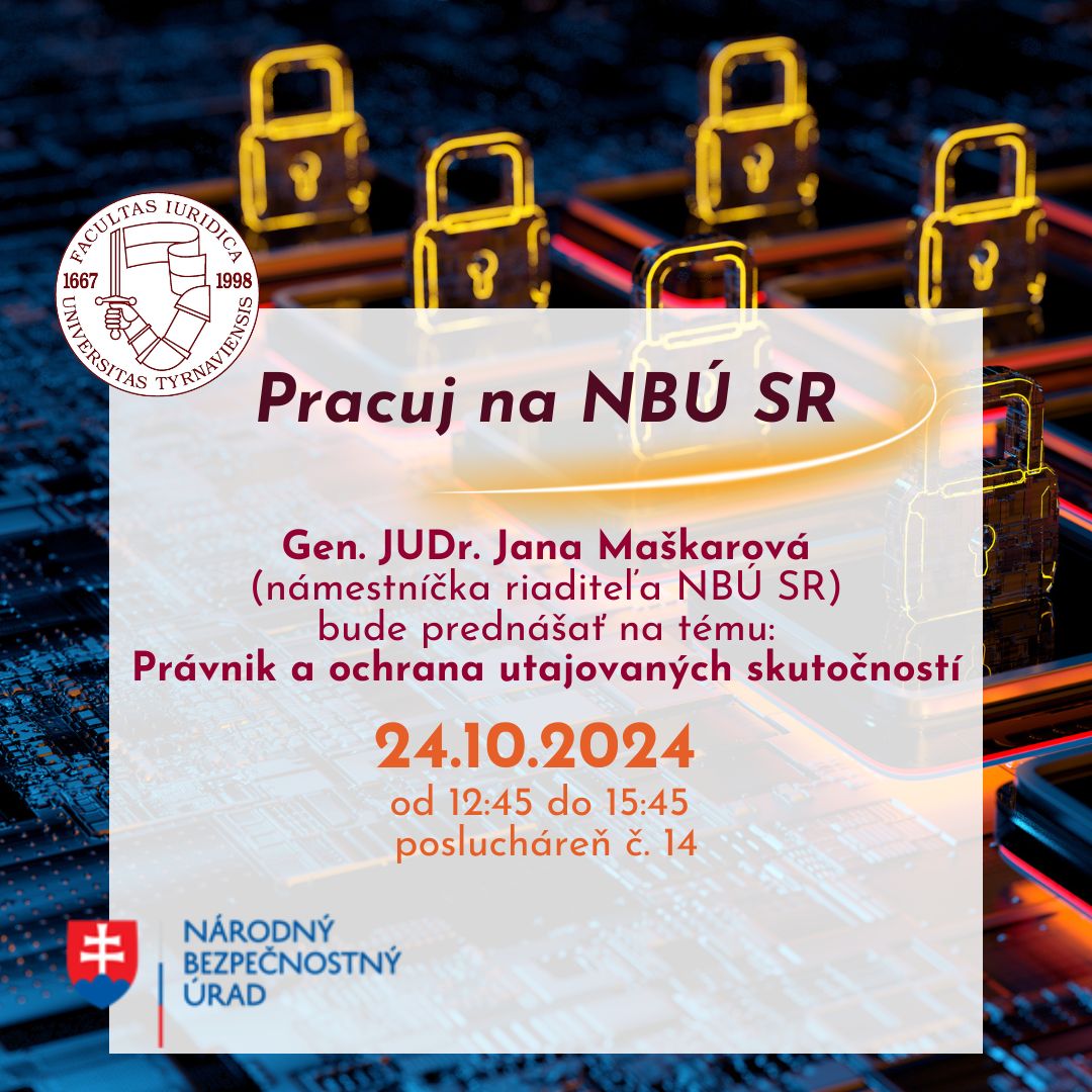 Pracuj na NBÚ SR