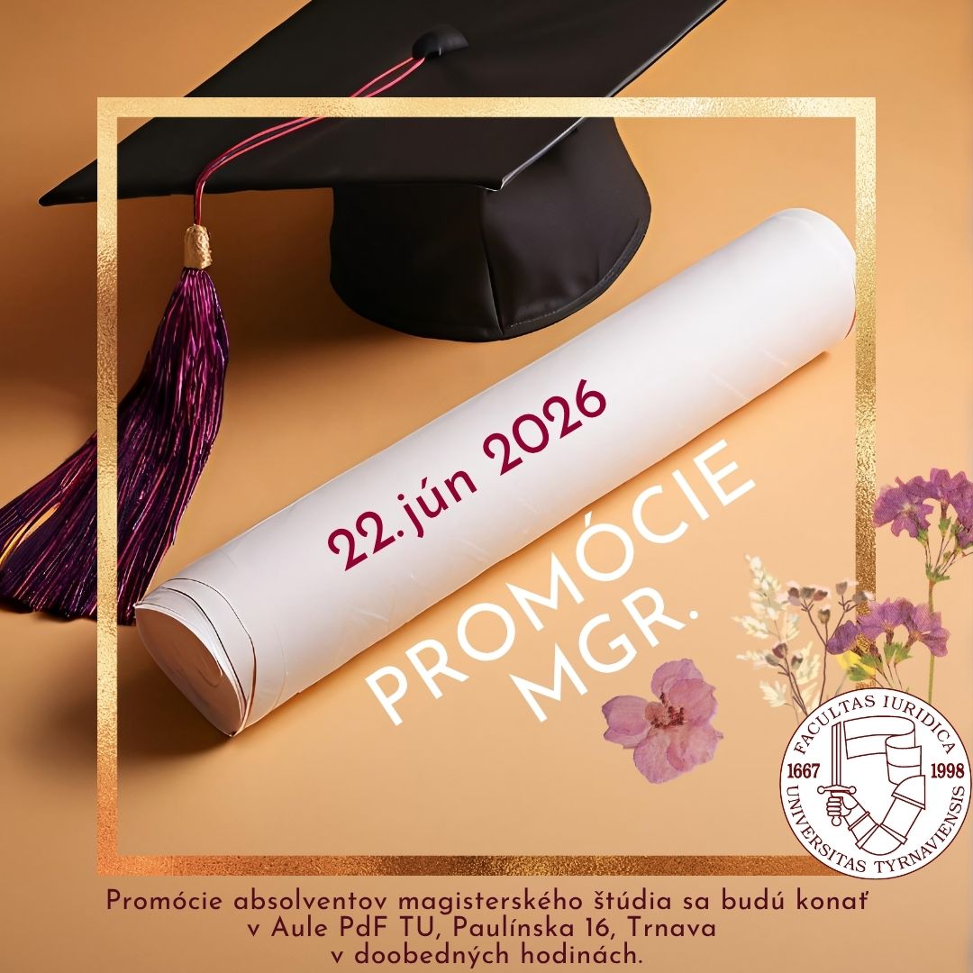 Promócie absolventov magisterského štúdia