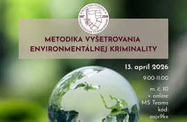 Metodika vyšetrovania environmentálnej kriminality