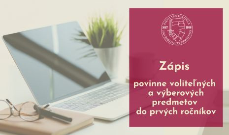 Zápis povinne voliteľných a výberových predmetov do prvých ročníkov